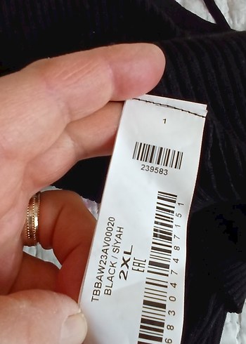 Siyah Triko ikili takım - Görsel 4