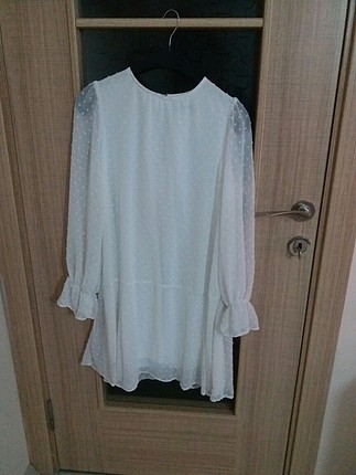 beyaz mini elbise