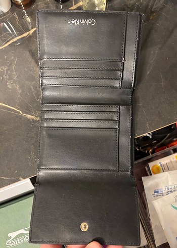 Bej Deri Calvin Klein Kadın Cüzdan - Görsel 2