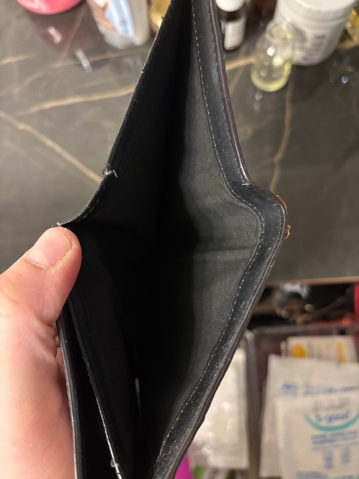 Bej Deri Calvin Klein Kadın Cüzdan - Görsel 4