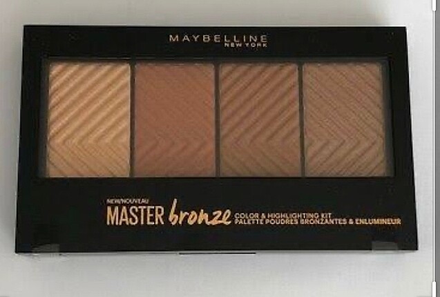 Maybelline master bronze allık kiti