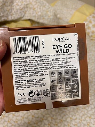  Beden Loreal Eye Go Wild