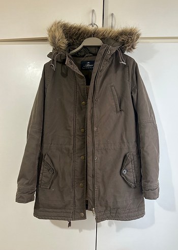 Mavi Jeans Kürklü Kapüşonlu Haki Parka Mont