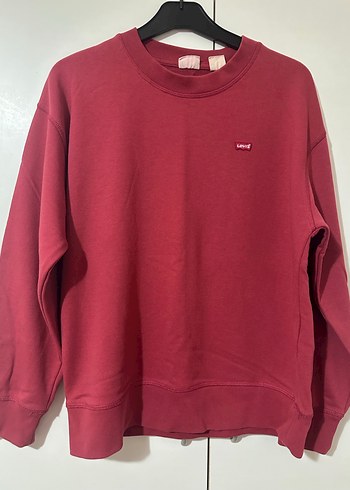 s Beden Levis Bordo Kadın Sweatshirt