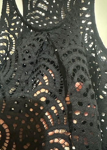 Penti Siyah Fisto Kumaş Plaj Bolero - Görsel 3