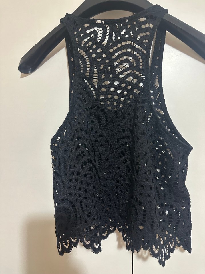 Penti Siyah Fisto Kumaş Plaj Bolero - Görsel 4