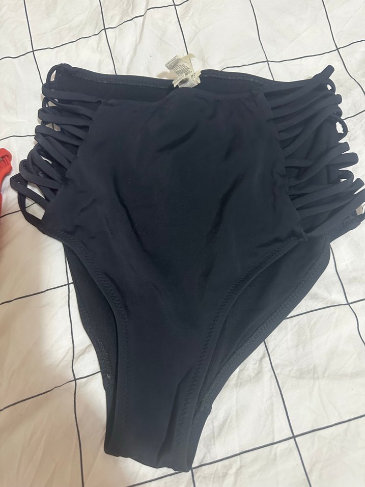 Kadın Puantiyeli ve Düz Renkli Bikini Altları 36 Beden - Görsel 3