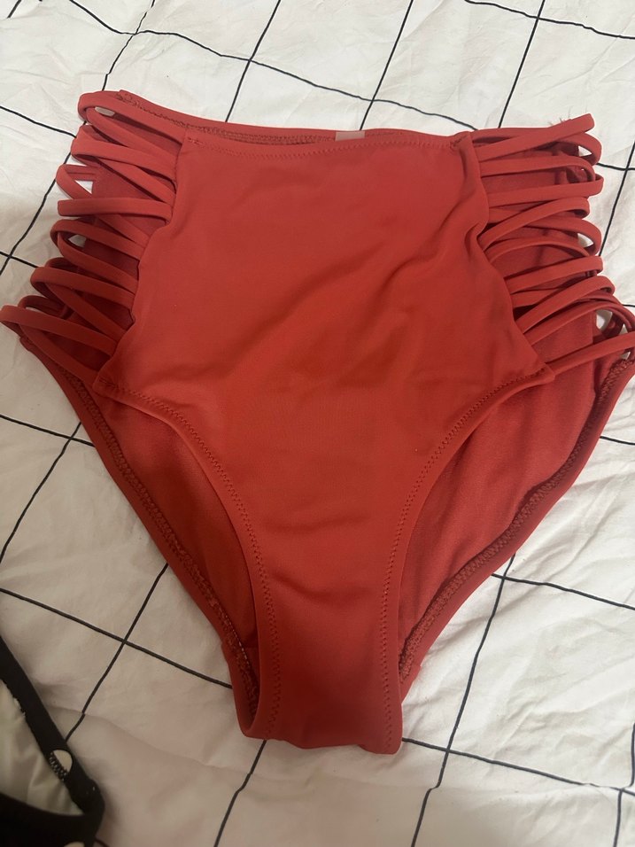 Kadın Puantiyeli ve Düz Renkli Bikini Altları 36 Beden - Görsel 2