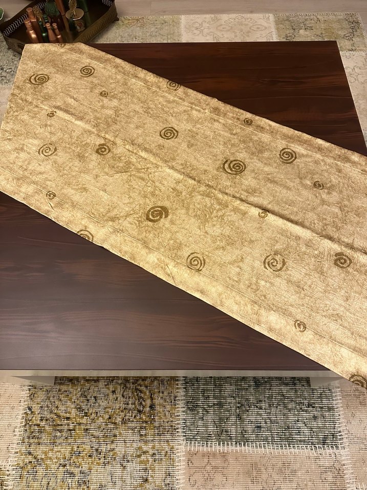 164x50 cm Boyutunda Özel Dikim Runner - Görsel 4