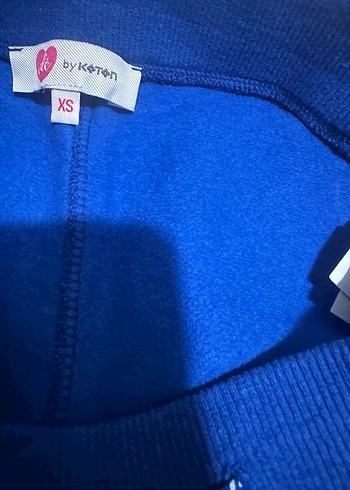 Yanları Siyah Şeritli Mavi Jogger Eşofman Alt - Görsel 7