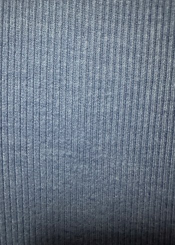 Koton Fitilli ve Likralı Mavi Bluz/Tişört - Görsel 7