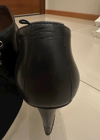 Nine West Deri Süet Bağcıklı Bot - Görsel 8