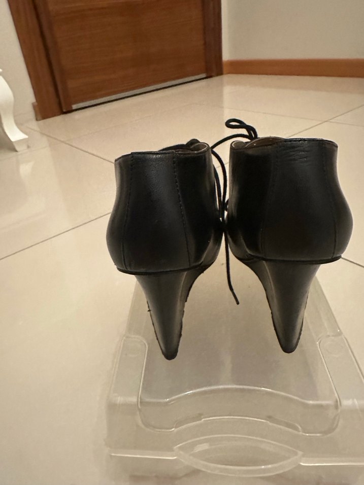 Nine West Deri Süet Bağcıklı Bot - Görsel 4