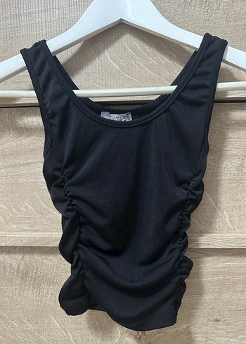 Kalın Askılı Drapeli Bluz/Atlet - Görsel 4