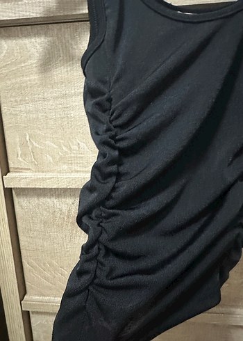 Kalın Askılı Drapeli Bluz/Atlet - Görsel 5