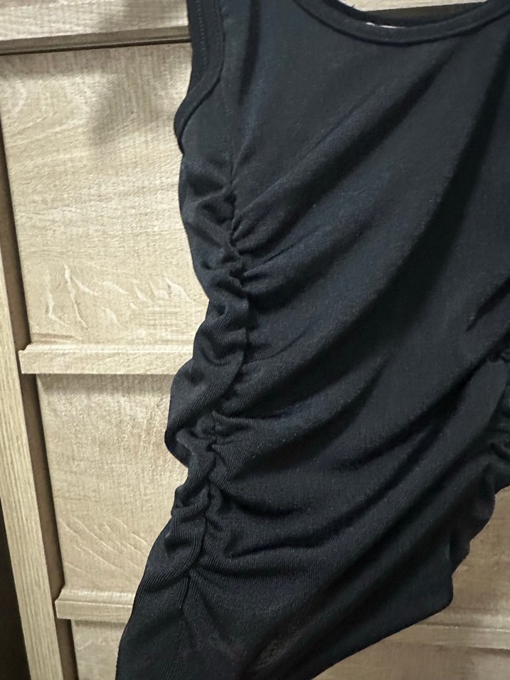 Kalın Askılı Drapeli Bluz/Atlet - Görsel 5