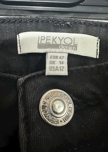 İpekyol Siyah Denim Kadın Pantolon - Görsel 6