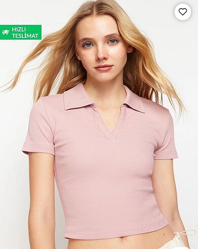 Fitilli Kadife Crop Bluz