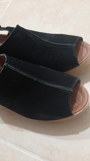 37 Beden Siyah platform ayakkabı 