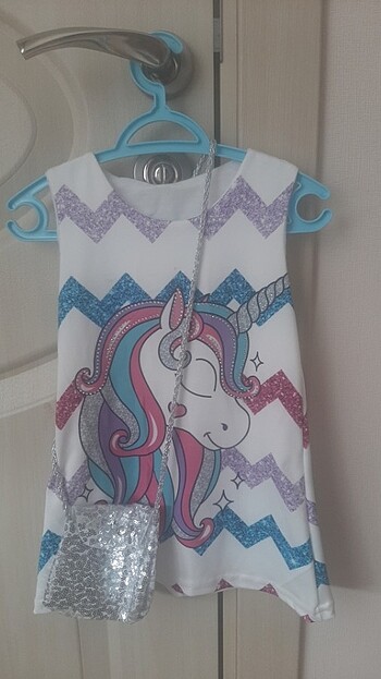 Unicorn Elbise harika sıfır