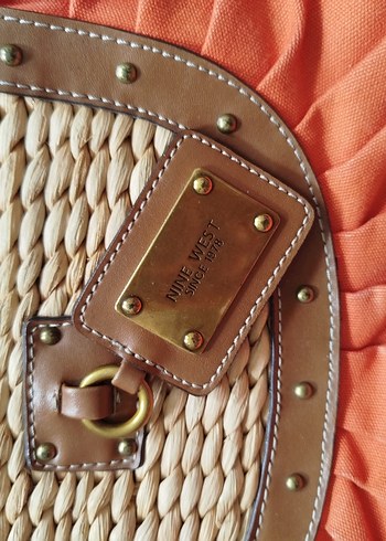 Nine West Bohem Tarzı İşlemeli Kahverengi Kadın Çanta