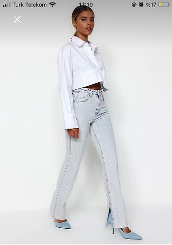 Trendyol & Milla Yuksek bel flare jean