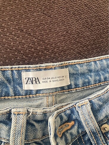 Zara Zara crop flare jean