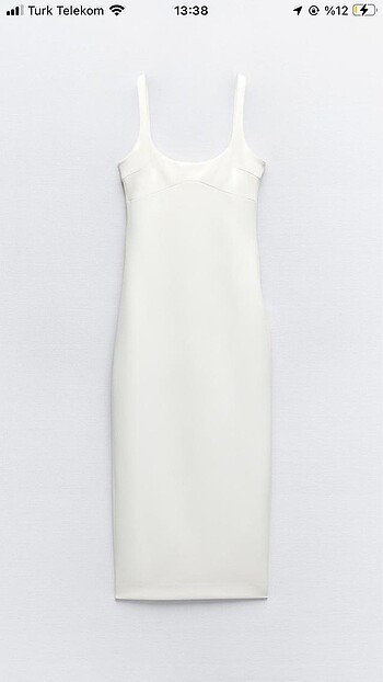 xs Beden Zara elbise