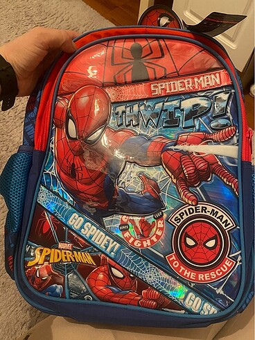 Spider man ilkokul çantası