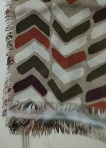 Bohem Çok Renkli Kadın Şal - Görsel 3