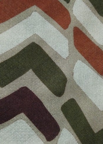 Bohem Çok Renkli Kadın Şal - Görsel 4