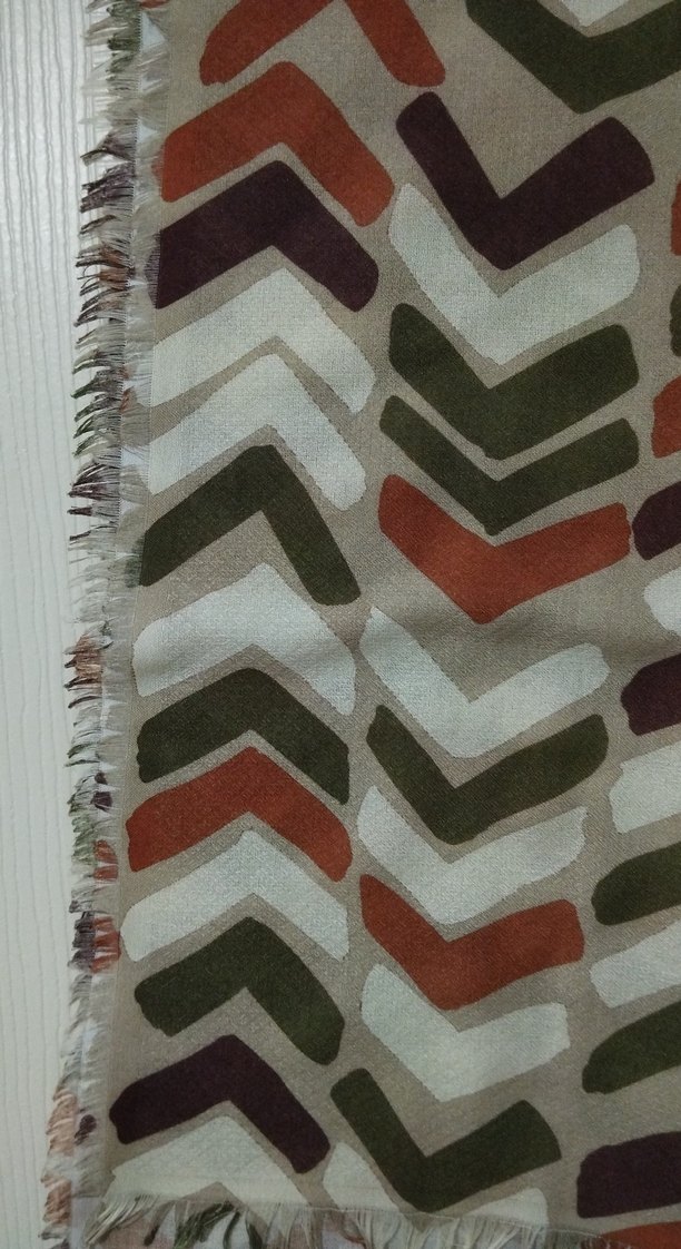 Bohem Çok Renkli Kadın Şal - Görsel 2