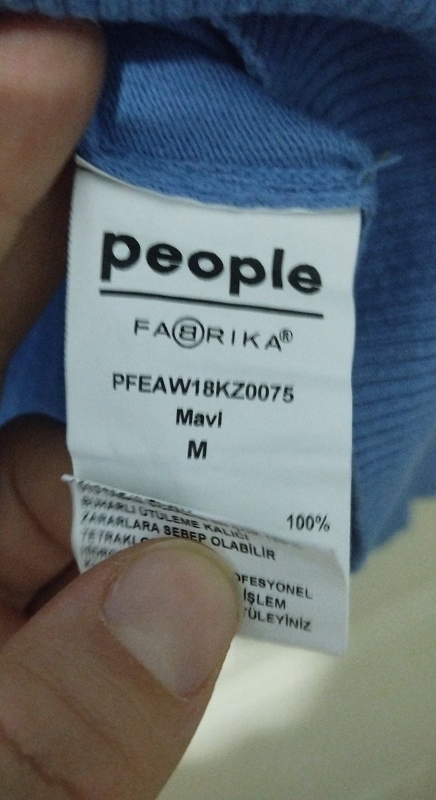 Mavi V-Yaka Erkek Triko, Rahat Kesim - Görsel 3