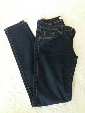 lacivert koton jean