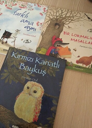 Üç adet ciltli kitap Feridun Önal