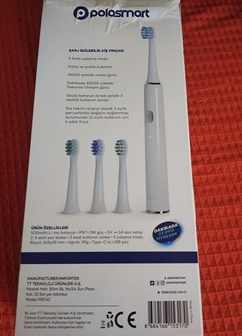 Oral-B Şarjli diş fırçası