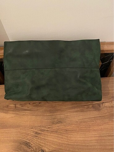 Yeşil el çantası clutch