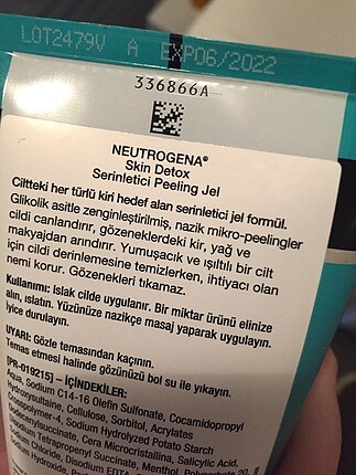  Beden Renk Neutrogena peeling jel