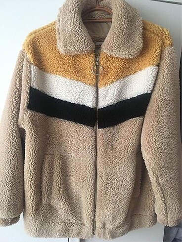 Bershka suni peluş mont