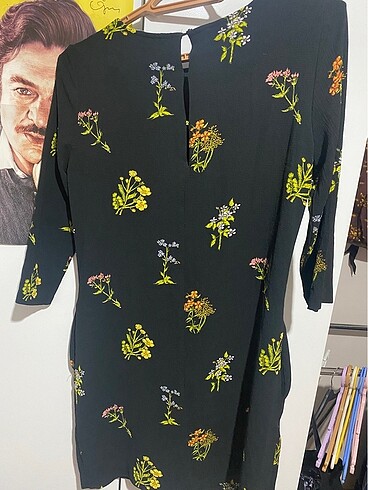 m Beden H&M çiçekli elbise