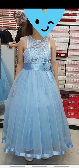 10 yaş çocuk abiye elsa elbise . 1 kere giyildi yeni üründür 