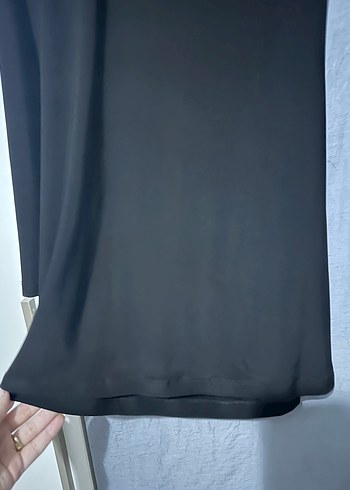 Drapeli Uzun Kollu mini Elbise - Görsel 4