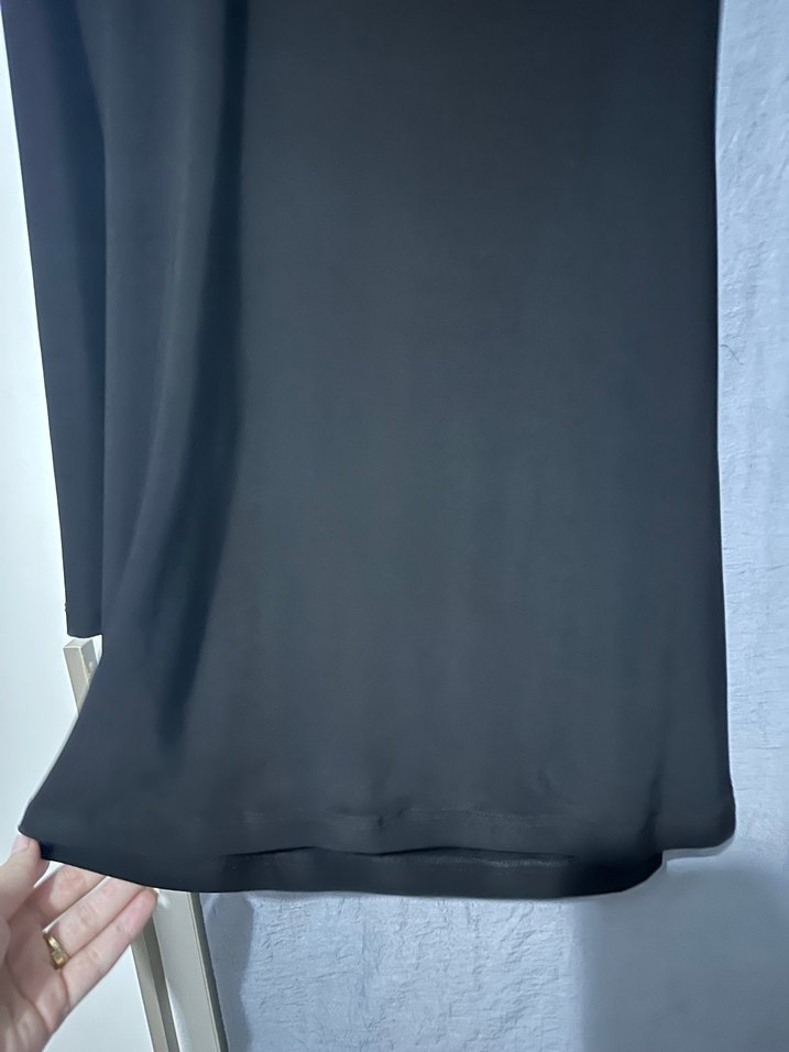 Drapeli Uzun Kollu mini Elbise - Görsel 4