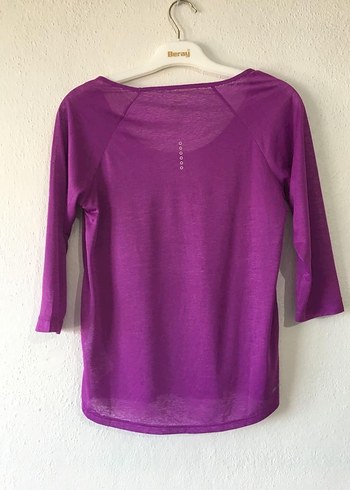 Nike Mor kısakollu transparan Kadın Tişört - Görsel 4