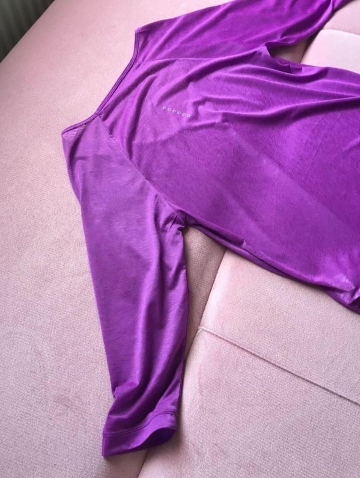 Nike Mor kısakollu transparan Kadın Tişört - Görsel 5