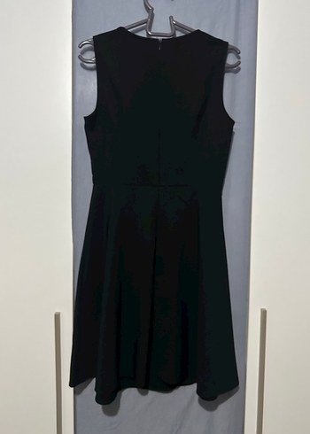 Siyah Kolsuz basic Mini Elbise - Görsel 6