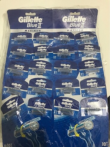 Gillette Blue2 20 adet Tıraş Bıçağı