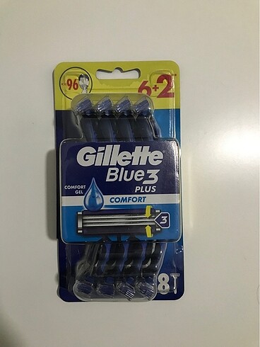 Gillette Blue3 Plus 8 Adet Tıraş Bıçağı