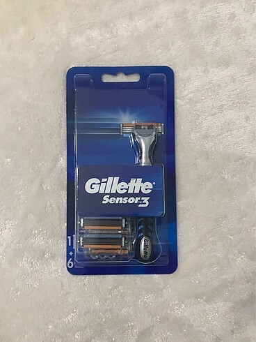 Gillette Sensor3 6 Yedek Başlık Tıraş Bıçağı