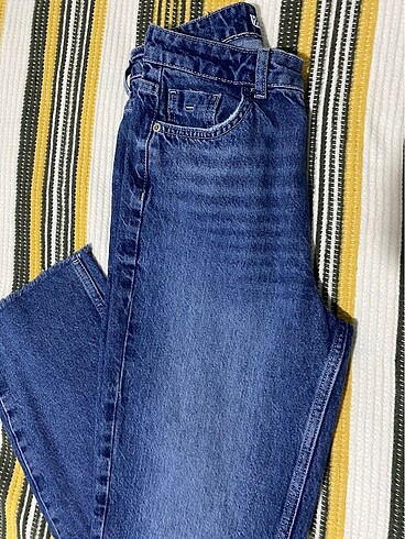 xs Beden lacivert Renk Zara straight jean/ pantolon